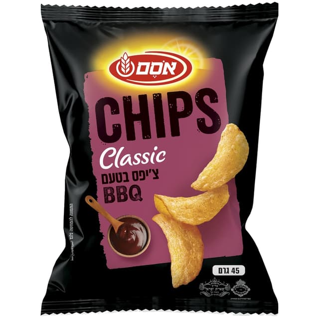 אוסם - צ'יפס ברביקיו 45 גרם
