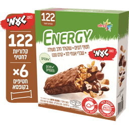 אנרג'י - חטיפי דגנים טעמי מאגדת 168 גרם