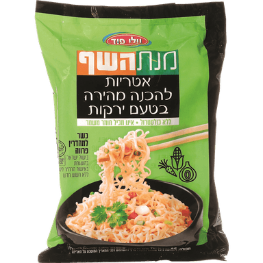 אטריות להכנה מהירה בטעם ירקות 85 גרם