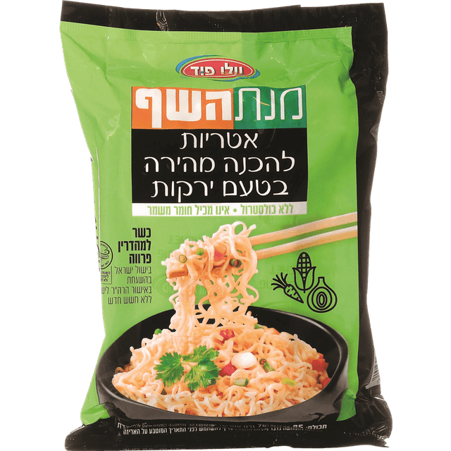 אטריות להכנה מהירה בטעם ירקות 85 גרם