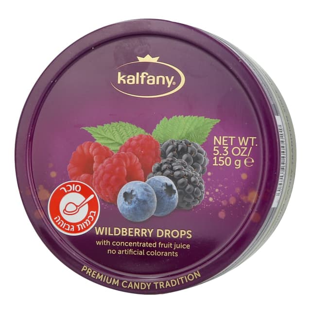 קלפני - סוכריות קשות בטעם פירות יער 150 גרם