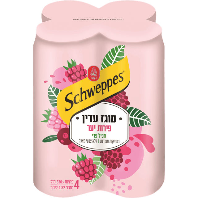 פחיות שוופס*4 פ.יער