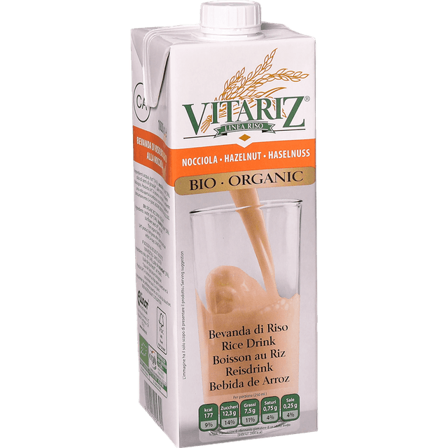 משקה אגוזי לוז ואורז אורגני 1 ליטר