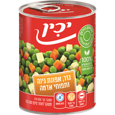 יכין לקט אפונה תפוח