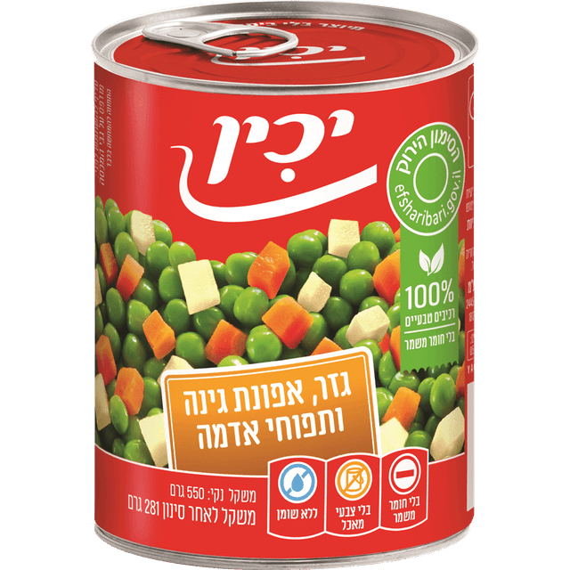 יכין לקט אפונה תפוח