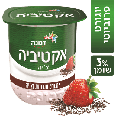 יוגורט אקטיביה ציה ותות 150 גרם