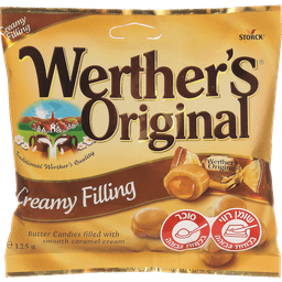 וורטר - סוכריות במילוי קרם בשקית 125 גרם