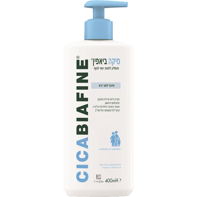 סיקה ביאפין - תחליב לחות יומי לגוף 400 מ"ל