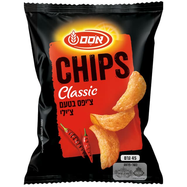 אוסם - צ'יפס פלפל צ'ילי 45 גרם