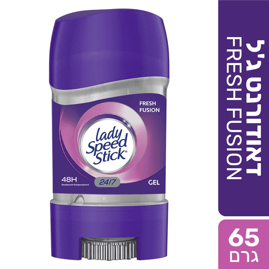 ליידי ספיד סטיק - דאודורנט ג'ל לאישה פרש פיוז'ן 65 גרם