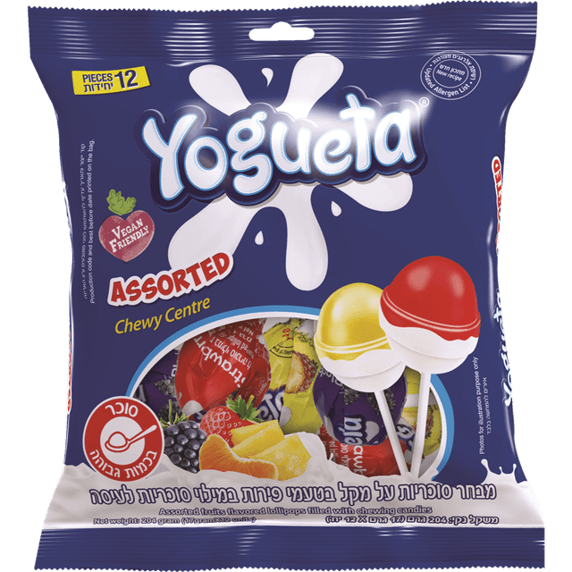 לקקן יוגטה עם סוכריי