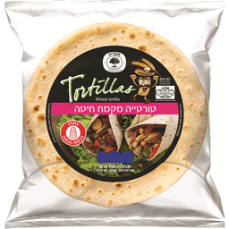 טורטייה 25 ס"מ 700 ג' 10 יח' שקדיה