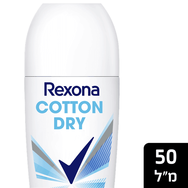 רקסונה - דאודורנט רול און לאישה כותנה 50 מ"ל