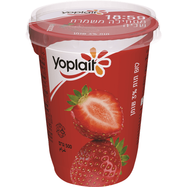 יוגורט תות 500 ג' יופלה