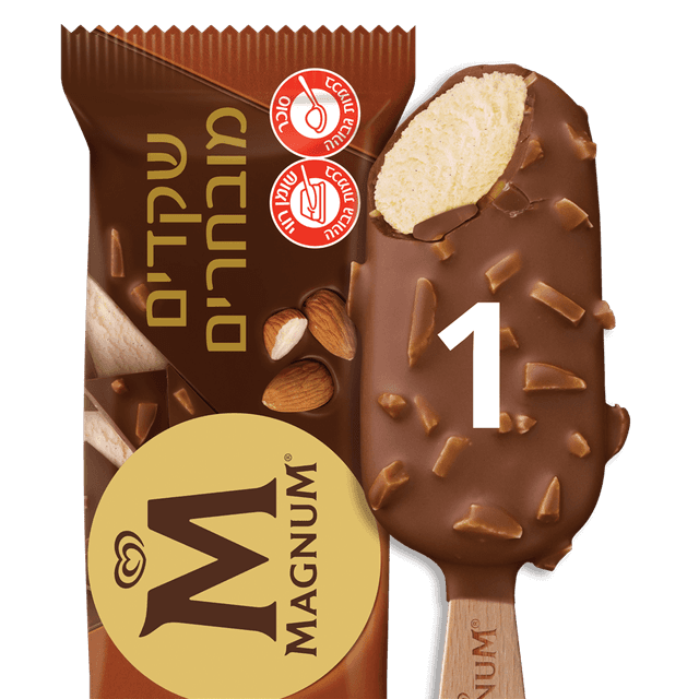 שלגון מגנום שקדים