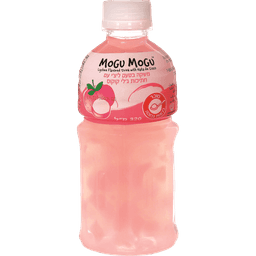 מוגו מוגו - ליצ'י עם חתיכות ג'לי קוקוס 320 מ"ל