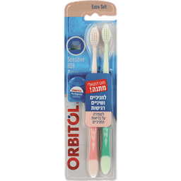 אורביטול - צמד מברשות שיניים 808 + חוט דנטלי במתנה