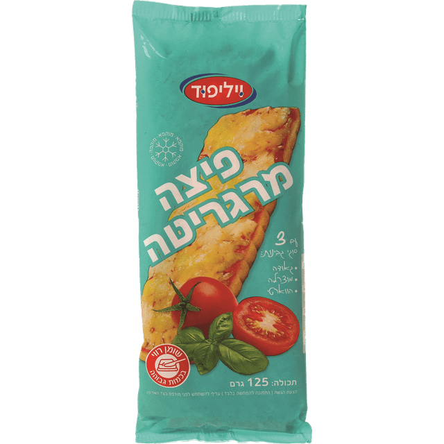 פיצה מרגריטה עם 3 גבינות 130 גרם