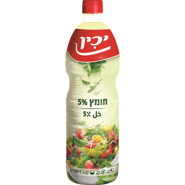 יכין חומץ 5% 1 ליטר