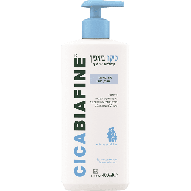 סיקה ביאפין - קרם לחות יומי לגוף 400 מ"ל