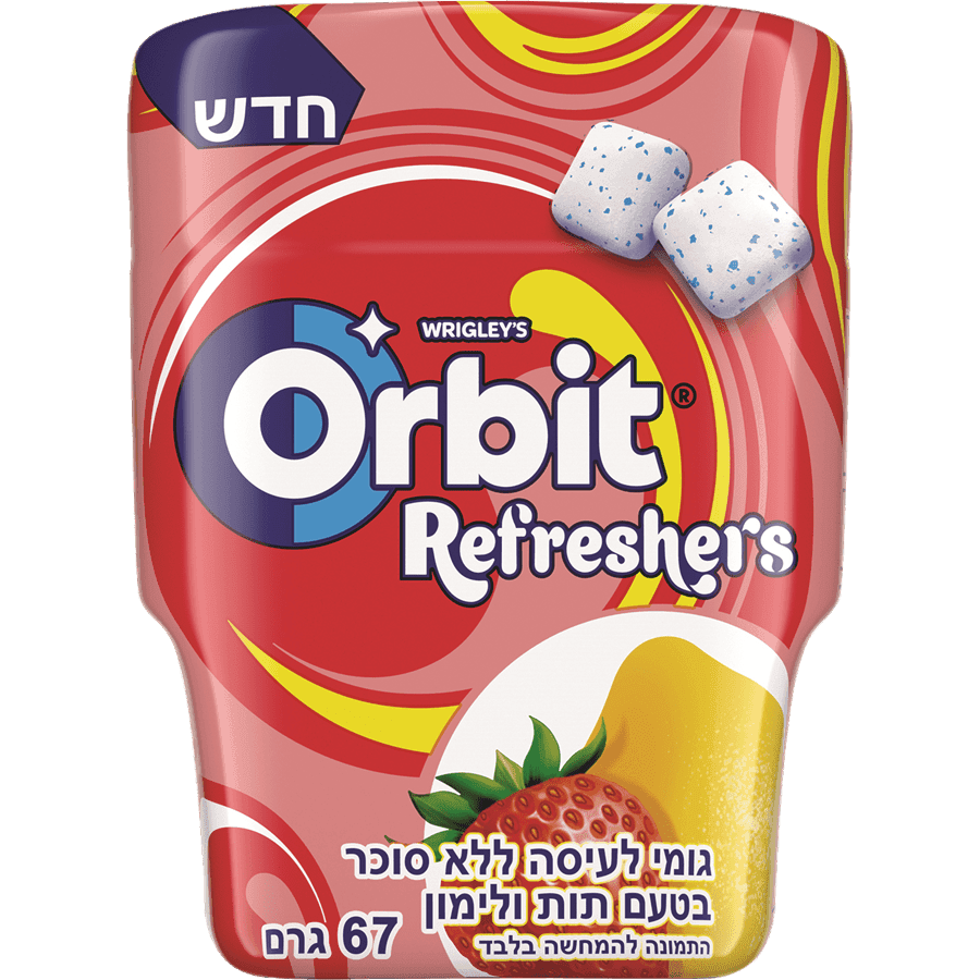 אורביט - רפרשרס תות לימון 67 גרם