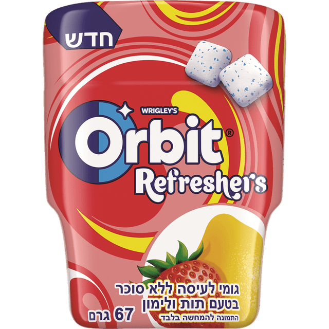אורביט - רפרשרס תות לימון 67 גרם
