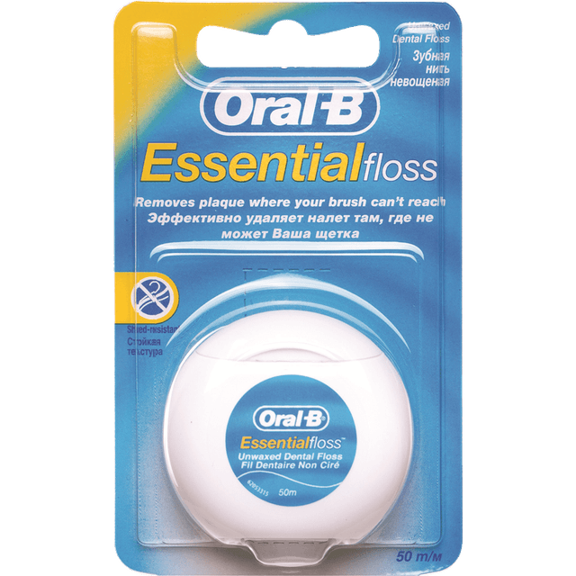 אורל בי - חוט דנטלי ללא שעווה 50 מטר