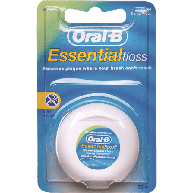 אורל בי - חוט דנטלי עם שעווה מנטה 50 מטר