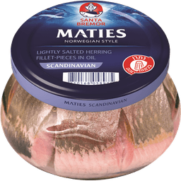 חתיכות פילה דג הרינג סקנדינבי מלוח מצונן