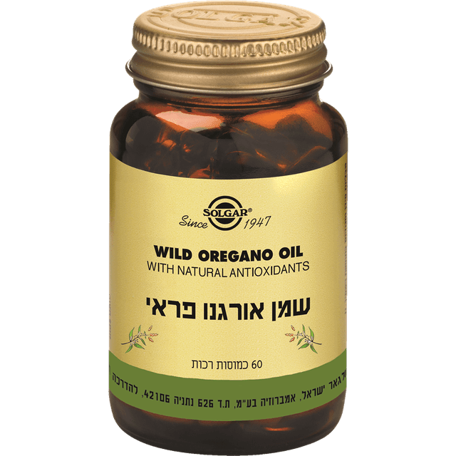 סולגר שמן אורגנו פראי 60 כמוסות