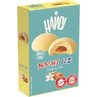 גלידת שמנת משובחת MOCHI וניל קרמל 240 גר