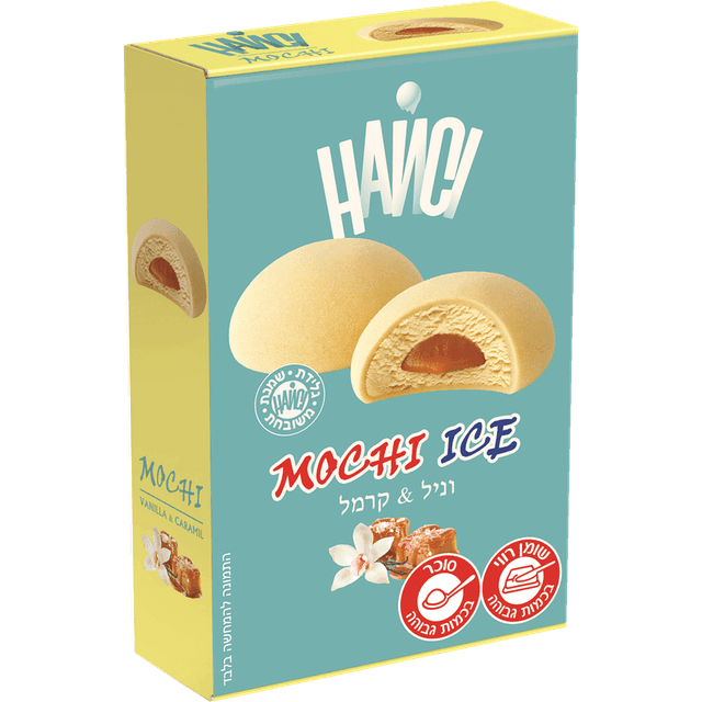 גלידת שמנת משובחת MOCHI וניל קרמל 240 גר