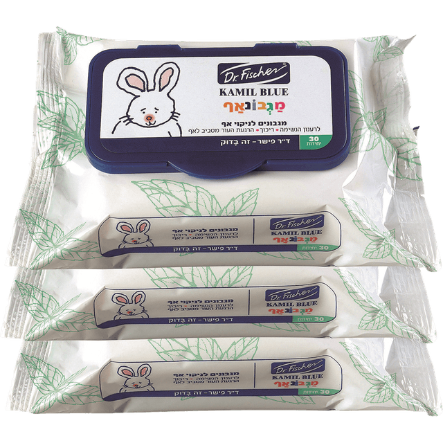 ד"ר פישר - קמיל בלו מגבונאף 30 יח' * שלישייה