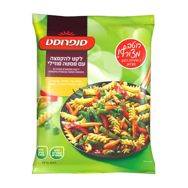 לקט להקפצה עם פסטה פוזילי סנפרוסט 800 ג'