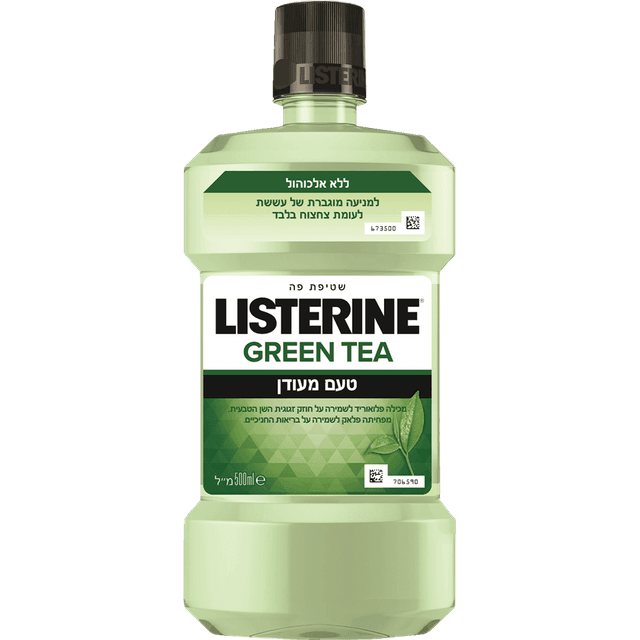מי פה ליסטרין תה ירוק 500 מ"ל