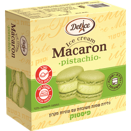 גלידת שמנת משובחת MACARON פיסטוק 240 גרם