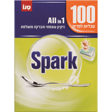 טבליות למדיח סנו ספארק 100 יח