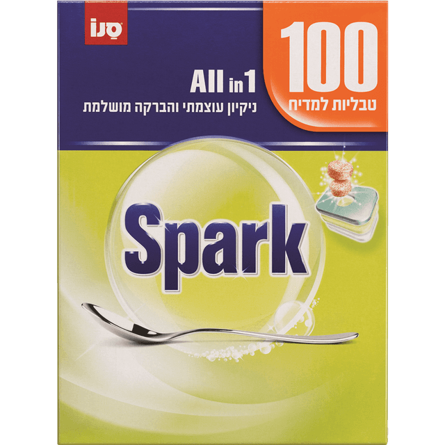 טבליות למדיח סנו ספארק 100 יח