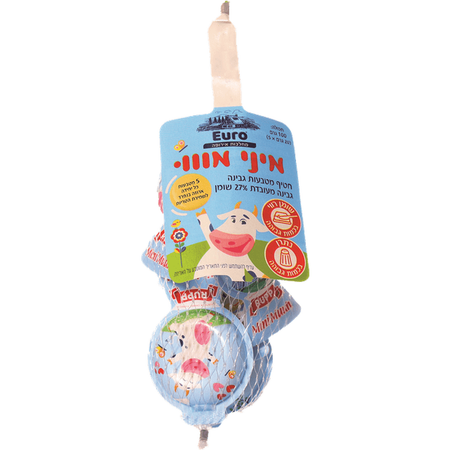 מיני מאוו חטיף מטבעות גבינה 27% שומן 100