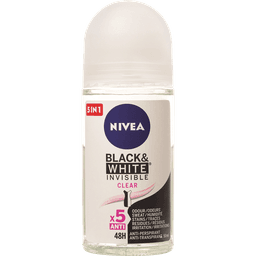 ניוואה - דאודורנט רול און לאישה בלאק אנד וויט פיור 50 מ"ל