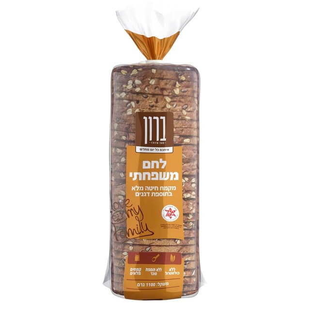 לחם משפחתי עם דגנים