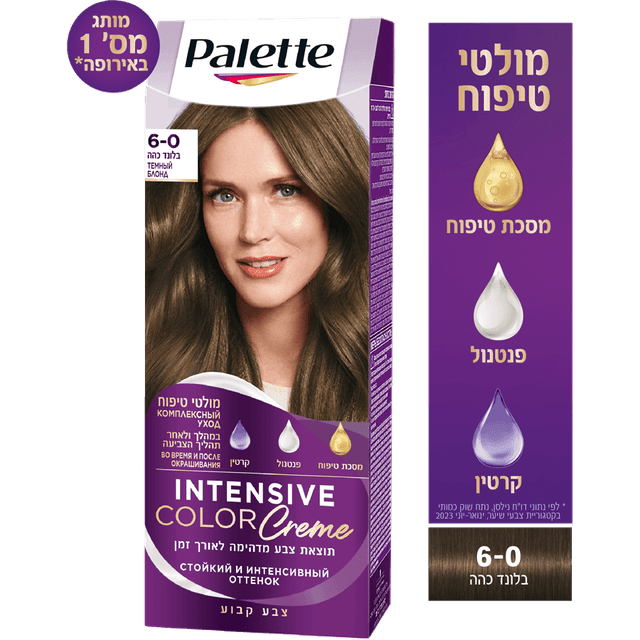 פאלטה - אינטנסיב 6-0 בלונד כהה