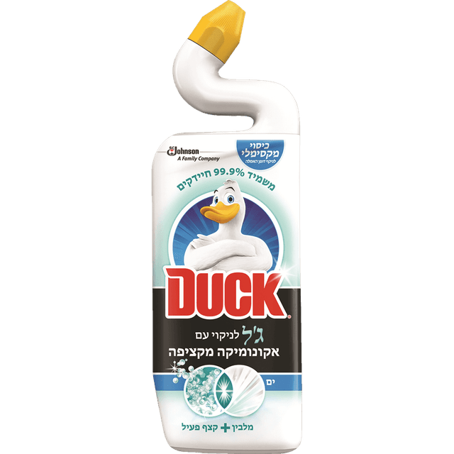 דאק - נוזל לניקוי אסלה עם אקונומיקה בניחוח ים 750 מ"ל