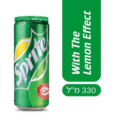 ספרייט - ליים פחית שתייה 330 מ"ל