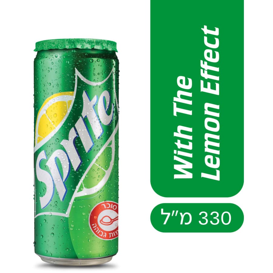 ספרייט - ליים פחית שתייה 330 מ"ל