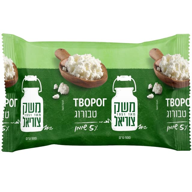 טבורוג גבינה לאפייה 5% צוריאל 500 ג'
