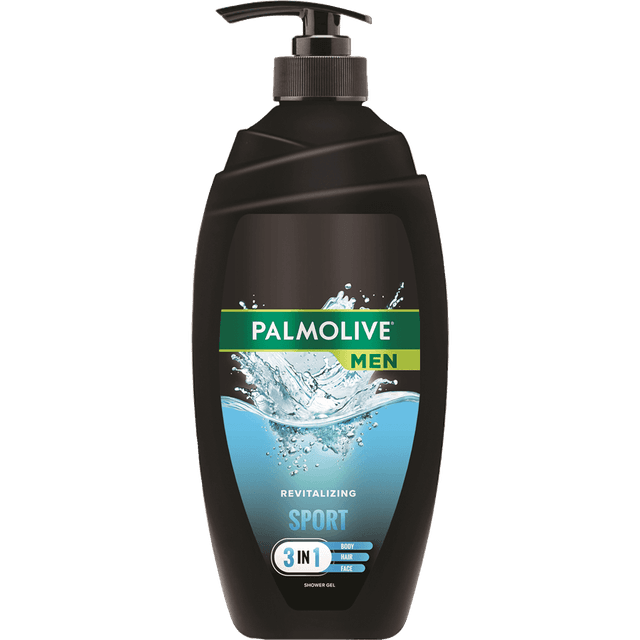 פלמוליב - ג'ל רחצה ושמפו ספורט לגבר 750 מ"ל