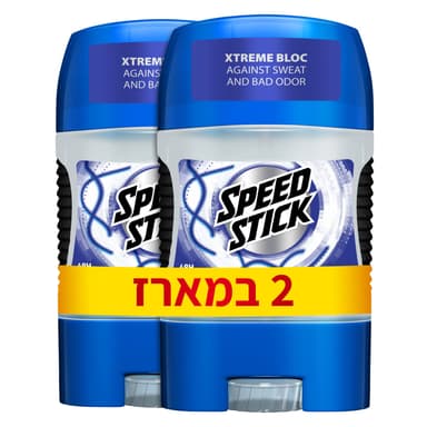 ספיד סטיק - דאודורנט ג'ל לגבר בסיסי ספורט פאוור 85 גרם * זוג