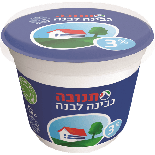 גבינה לבנה 3% 250 גר