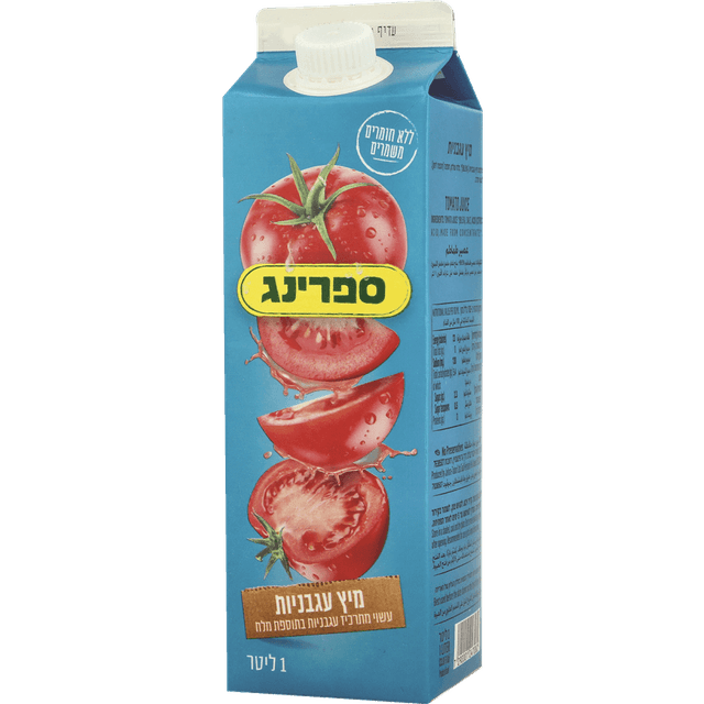 מיץ עגבניות רכיבים ט